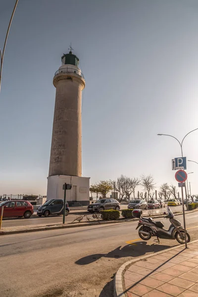 Maják Alexandrúpoli, nejvýchodnější město Řecka — Stock fotografie