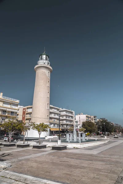 Le phare d'Alexandroupoli, la ville la plus à l'est de la Grèce — Photo