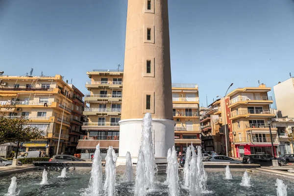 Der leuchtturm von alexandroupoli, der östlichsten stadt griechiens — Stockfoto