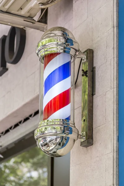 Barber shop pole — Stock Photo, Image