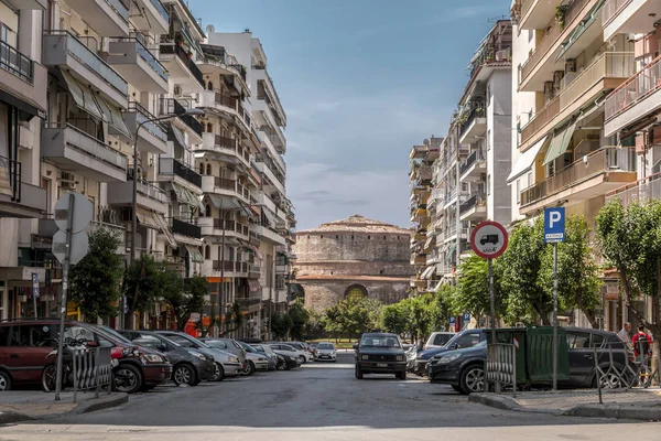 Street View und urbane Architektur in Thessaloniki — Stockfoto