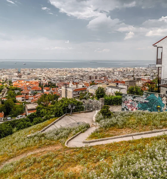 Vista aérea de Salónica — Fotografia de Stock