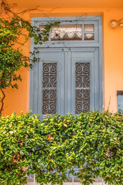 Eski ve güzel süslü kapı — Stok fotoğraf