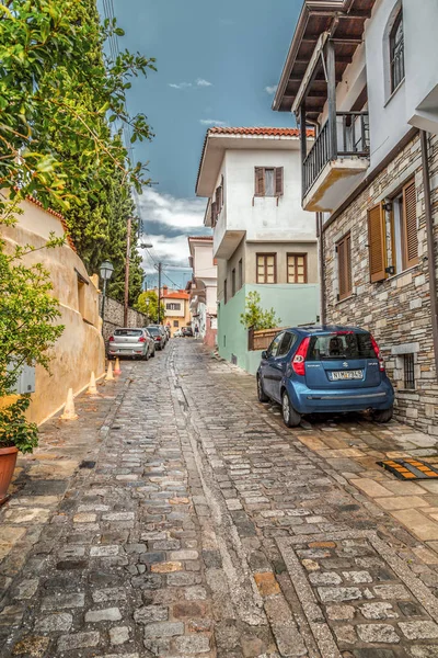 Sokak Görünümü'nde eski şehir Selanik — Stok fotoğraf
