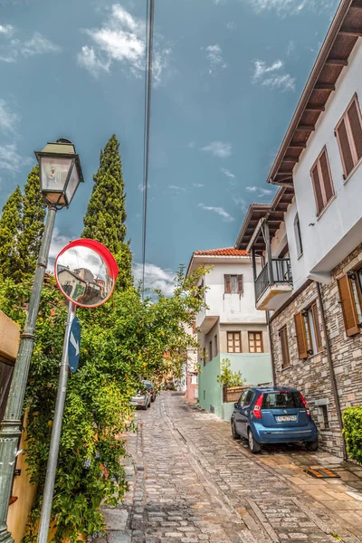 Straßenansicht in der Altstadt von Thessaloniki — Stockfoto