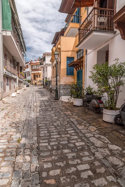 Vista de la calle en el casco antiguo de Tesalónica — Foto de Stock