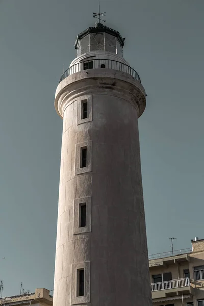 A világítótorony Alexandroupoli, a keletibb város Görögország — Stock Fotó
