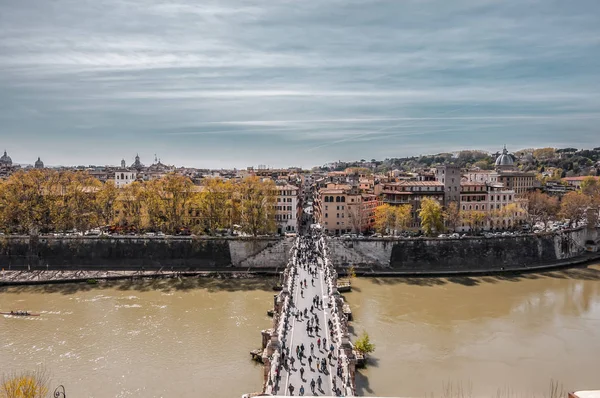 Tibern River Rom, Italien — Stockfoto