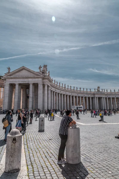 Plaza de San Pedro, Vaticano — Foto de Stock