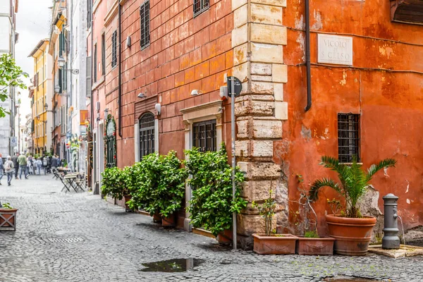 Városkép és generikus építészet Rómából, az olasz fővárosból — Stock Fotó