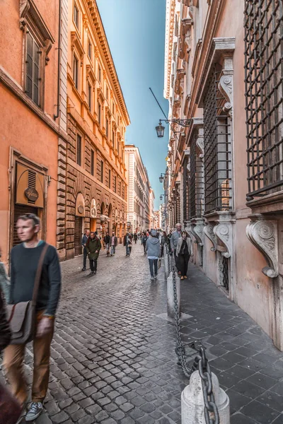 Cityscape e arquitetura genérica de Roma, o italiano capita — Fotografia de Stock