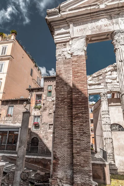 O velho gueto judeu de Roma — Fotografia de Stock