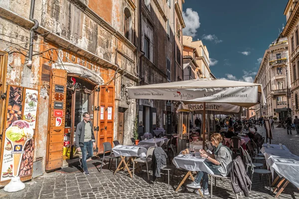 Le vieux ghetto juif de Rome — Photo