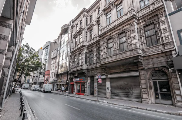 Vista de la calle desde el distrito Karakoy de Beyoglu, Estambul — Foto de Stock