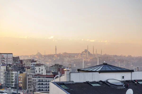 Haliç'in havadan görünümü — Stok fotoğraf