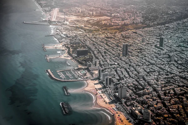 Vista aérea de Tel Aviv, Israel — Foto de Stock