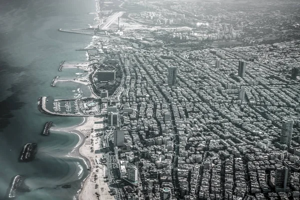 Vue aérienne de Tel Aviv, Israël — Photo