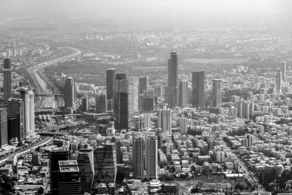 Letecký pohled na tel aviv, Izrael — Stock fotografie