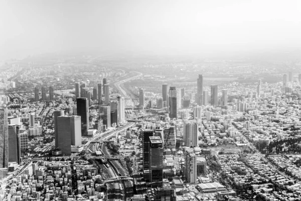 Letecký pohled na tel aviv, Izrael — Stock fotografie