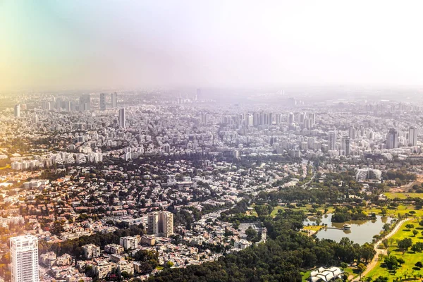 Pemandangan udara Tel Aviv, Israel — Stok Foto