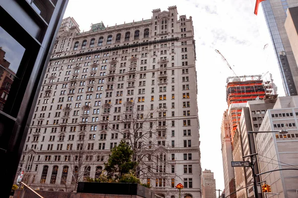 New York City Usa Januari 2019 Gatuvy Och Höga Byggnader — Stockfoto