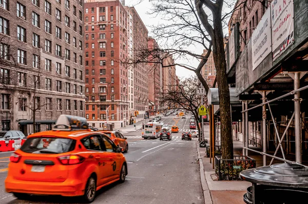 New York City Usa Januari 2019 Gatuvy Och Höga Byggnader — Stockfoto
