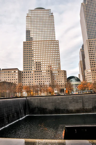 New York City Abd Ocak 2019 World Trade Center Memorial — Stok fotoğraf