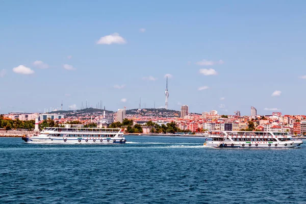 Istambul Turquia Junho 2020 Vista Costa Kadikoy Lado Asiático Maior — Fotografia de Stock