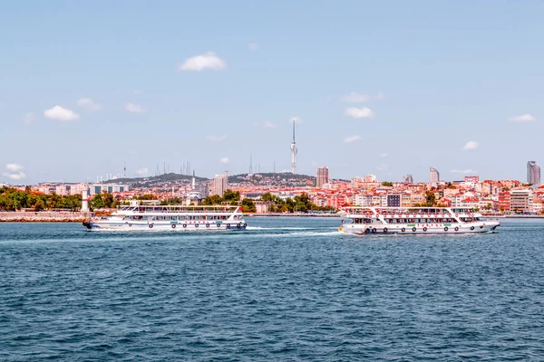 Istambul Turquia Junho 2020 Vista Costa Kadikoy Lado Asiático Maior — Fotografia de Stock