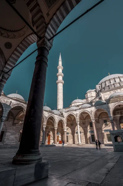 Istanbul Turquie Juillet 2020 Vue Extérieure Mosquée Suleymaniye Située Sur — Photo