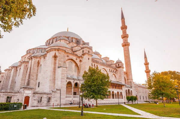 Istanbul Turkije Juli 2020 Buitenaanzicht Van Suleymaniye Moskee Gelegen Derde — Stockfoto