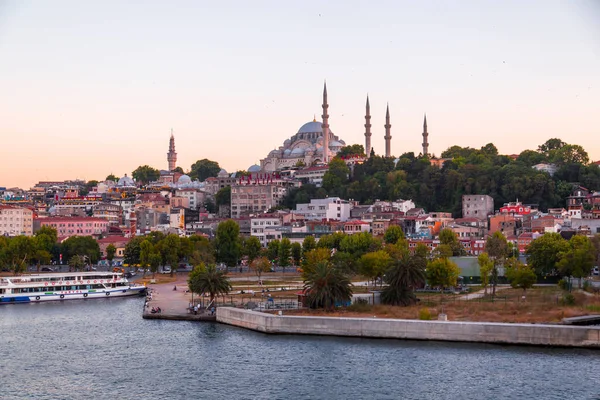 Istanbul Turkey July 2020 Exterior View Suleymaniye Mosque Located Third — Stock Photo, Image