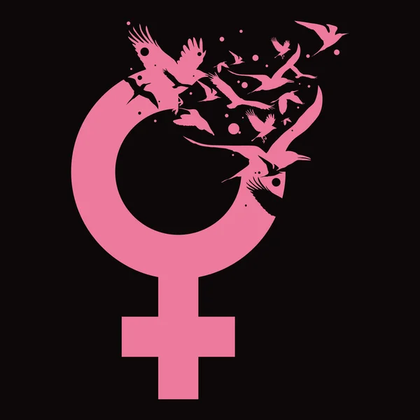 Yes women can symbol female power woman rights Vector Image