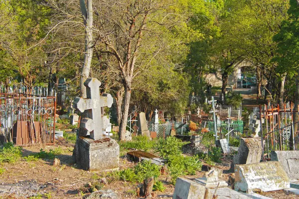 Vieux Cimetière Partie Historique Pyatigorsk — Photo