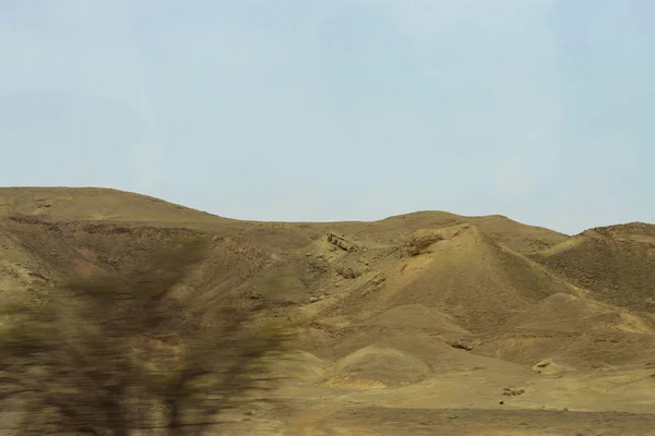 Désert Égyptien Jour Ciel Mystérieux Afrique Nord — Photo