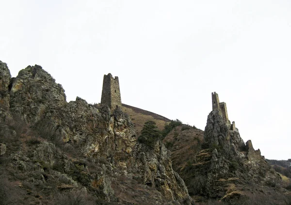 Torres Ingushetia Arquitectura Antigua Ruinas — Foto de Stock