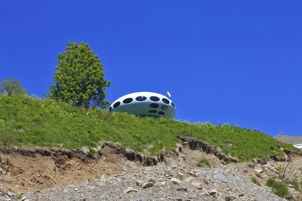 Açılış Ufo ve Kafkas Dağları yatay yaz. Dombai doğa, Rusya Federasyonu