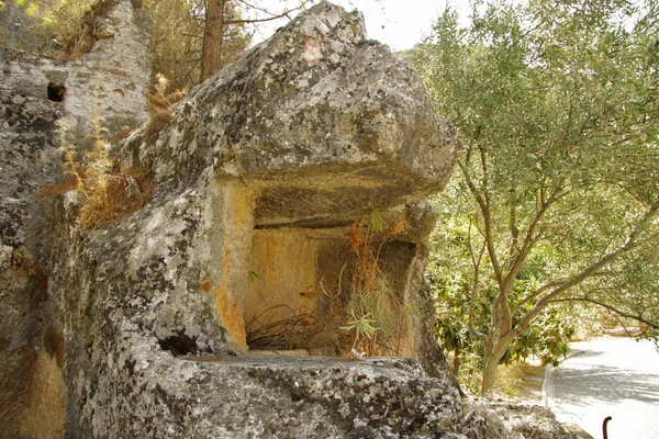 Ruínas Cidade Velha Perto Fethiye Turquia — Fotografia de Stock