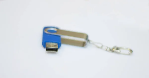 Plast Och Metall Usb Flash Minne För Att Lagra Information — Stockfoto