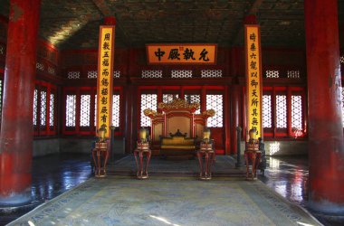 Beijing Çin Cumhuriyeti Yasak Şehir tapınaklar