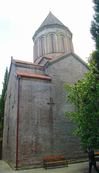 Virgin Mary Metekhi Church Tbilisi Georgia — Stock Photo, Image