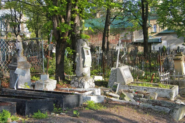 Vieux Cimetière Nécropole Partie Historique Pyatigorsk Caucase Nord Fédération Russie — Photo
