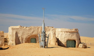 Binalar için önerilerim film Star Wars Episode ilk Sahara çöl, Nefta, Tunus 14 Ekim 2018