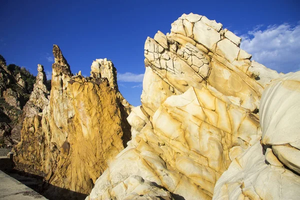 Berühmte Felsen Morgen Der Küste Von Tabarca Tunesien — Stockfoto