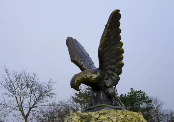 Der Adler Ist Laube Wappen Von Pjatigorsk Wahrzeichen Des Nordkaukasus — Stockfoto