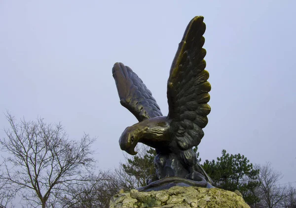 Águila Arbor Pyatigorsk Emblemas Monumentos Del Cáucaso Septentrional Federación Rusa —  Fotos de Stock