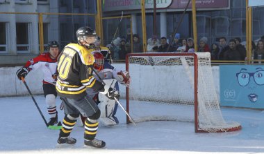 Hokey şampiyonası Belediye Başkanı Pyatigorsk Kupası. Rusya, Pyatigorsk 31 Ocak 2015