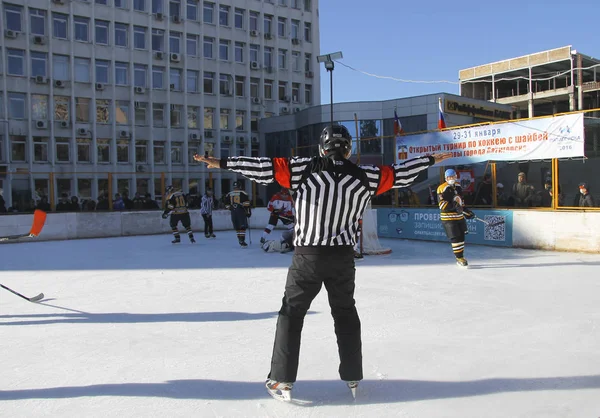 Championnat de hockey La Coupe du maire Pyatigorsk — Photo