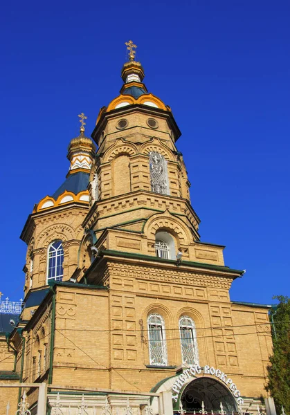Igreja Ortodoxa do Santo Justo Lázaro fora de Pyatigorsk — Fotografia de Stock