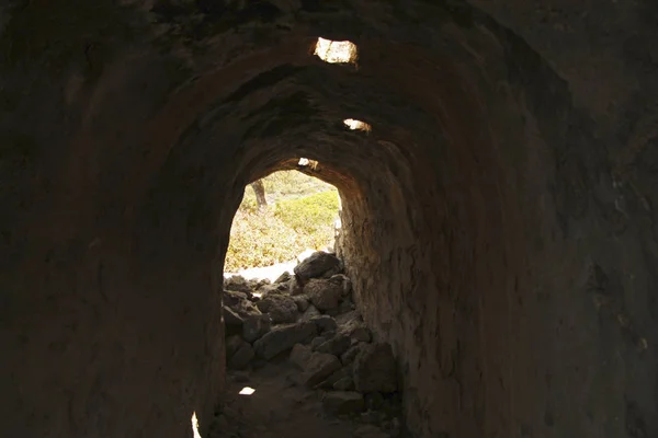 聖ニコラス島の古代建築 - ジェミラー島、火曜日 — ストック写真